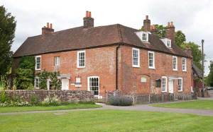 Jane-Austen-Chawton-Across-The-Grass-To-Chawton-Cottage